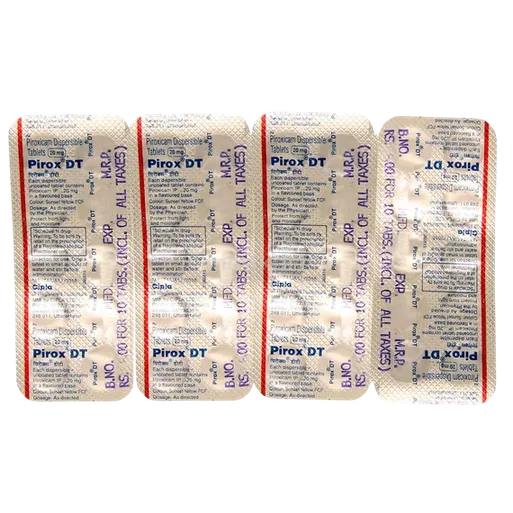 pirox dt tablet 10's